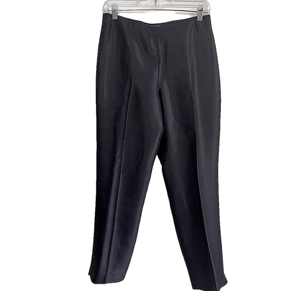 Ralph Lauren Black Label Pants - RALPH LAUREN *VINTAGE* High-Rise Raw Silk Pants